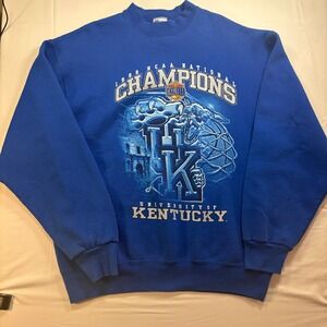 Vintage Pro Player 1998 Kentucky Wildcats NCAA National Champions Sweatshirt XL